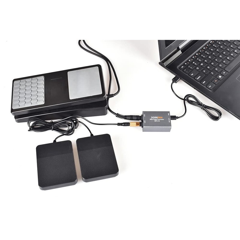 DOREMiDi Expression Pedal Converter Pedal Sustain Pedal Expander MPC-10