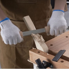 HERMIT TOOLS Wood Carving Tools with Sheath Woodworking Tool 5.1" Draw knife Wood Chisels Wood Draw Knife Woodworking Drawing Tools Fleshing Knife