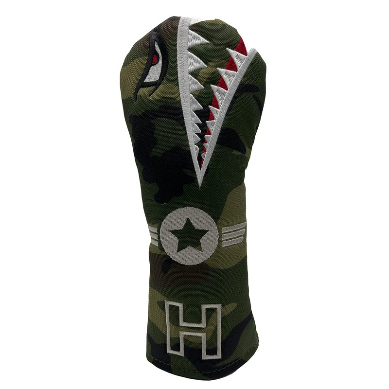 P.Golf Pea Golf Headcover Shark [Set] (1,3,5,UT)