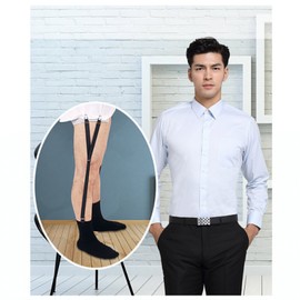 [Synlala] Shirt Clip, Y Shirt Clip, Shirt Garter, Prevents Shirttes and Wrinkles, Prevents Sagging of Socks, Set of 2