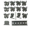 AKINLOAF UK2.5B 10 Gang Box Connector DIN Rail Terminal Blocks,