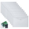 Document Wallet A5, Pack of 10 Envelope Folders for Filing,