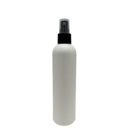 Natural Farms 8 oz White Cosmo Plastic Spray Bottles -8 Pack Empty Spray Bottle Refillable - BPA Free - Essential Oils - Aromatherapy | Fine Mist Sprayers with Dust Caps - Made in the USA