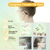 Literry Anti-Slip Elastic Comfort Eyeglasses Temple Tips Sleeve, Soft and