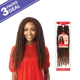 Outre Crochet Braids X-Pression Twisted Up Bonita Butterfly Twist Locs 20" (3-pack, 2T1B/425)