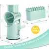 ENERGEVITY Manual Rotary Cheese Grater with Handle, 5 in 1