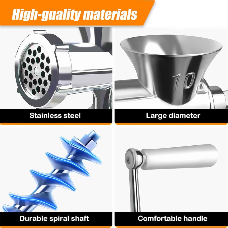 3 in 1 Meat Grinder Manual Mincer for Home Use