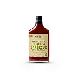 Cocktail Crate Tequila BBQ Sauce & Marinade | Handcrafted with Real Tequila, Pineapple & Chipotle Peppers | 12.7oz Bottle
