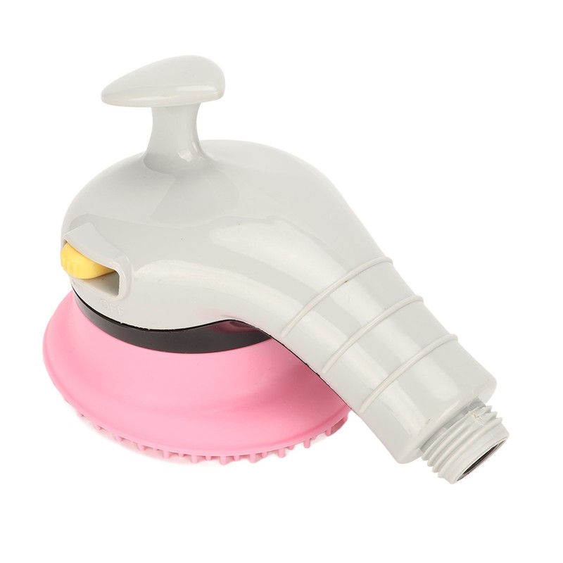 Pet Shower Head Brush with Switch Universal Soft Teeth Massage