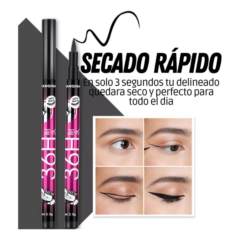 Universo en Linea Rimel 36h Y Delineador Cepillo Aplicador Protección