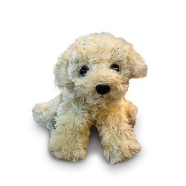 Jolitee Super Soft Plush Labrador Puppy Toy - 8" Cream Labradoodle Inspired, Cuddly Gift for All Ages, Ideal for Kids, Adults & Grandparents (Goldendoodle)