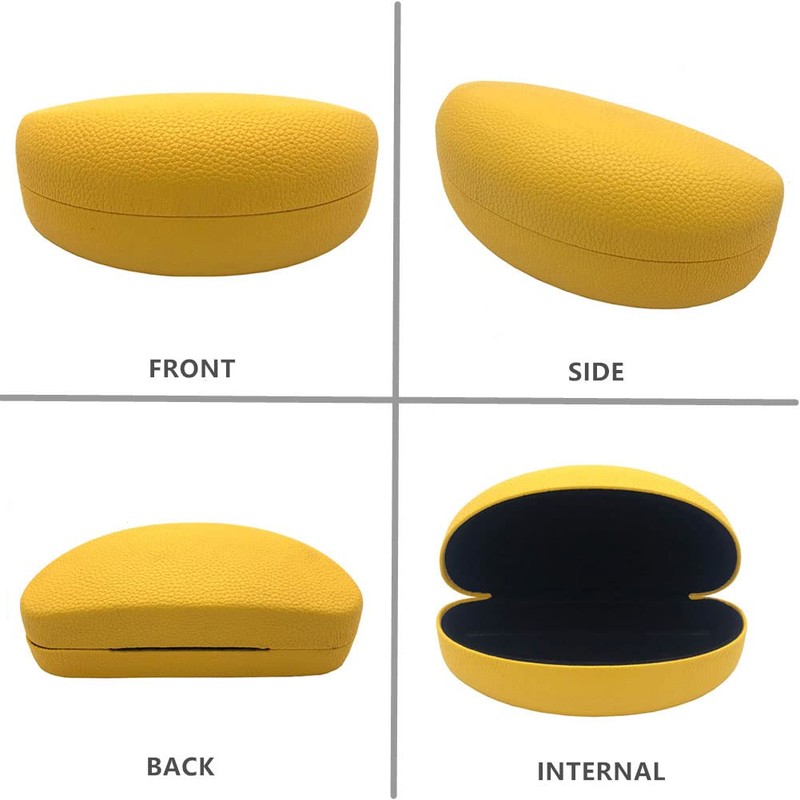 CHZZMS 2 PACK Large Hard Shell Sunglasses Case, Protective Case