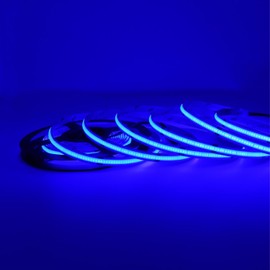 Cinlitek COB LED Strip Lights, 16.4ft Ultra High Density 12V Tape Light, 480LED/m, CRI 90+, 8mm Width Cuttable Flexible Dimmable DIY LED Lighting for Home Indoor Decor&Commercial Use (No Power Supply)