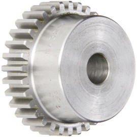 Boston Gear NA30B-1/2 Spur Gear, 14.5 Pressure Angle, Steel, Inch, 20 Pitch, 0.500" Bore, 1.600" OD, 0.375" Face Width, 30 Teeth