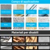 Huucozn 7 Pezzi Punte Trapano Diamantate Gres Porcellanato 5/6/8/10/12/14mm con