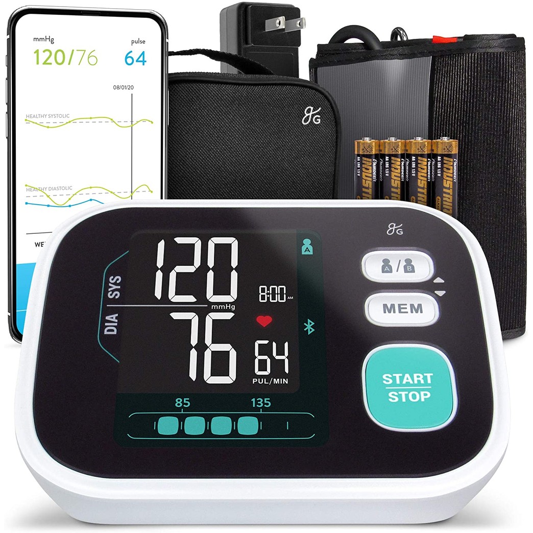 Greater Goods Blood Pressure Monitor - Pro-Series, Upper Arm with Large Backlit LCD, Premium Hardware