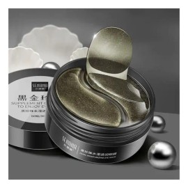 Tarro De Parches Párpados Colágeno Perla Negra Anti Ojeras