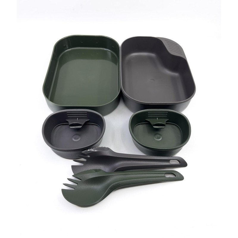 Wildo Wildo CAMP-A-BOX DUO Outdoor Army Crockery Cutlery Survival Camping
