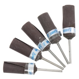 iplusmile 5pcs Sanding Drums Sandpaper Mandrels for Rotary Tool Includes Grits Versatile Polishing and Sanding Accessories for Various Materials