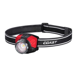 Coast® FL85R 1000 Lumen Tri-Color (White/Red/Green) Focusing Rechargeable LED Headlamp, Built-in Rechargeable Battery