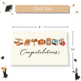 Asmallgf Funny Lawyer Graduation Card, Best Law School Graduation Gifts for Women Men, Best Gifts for New Lawyer Graduates
