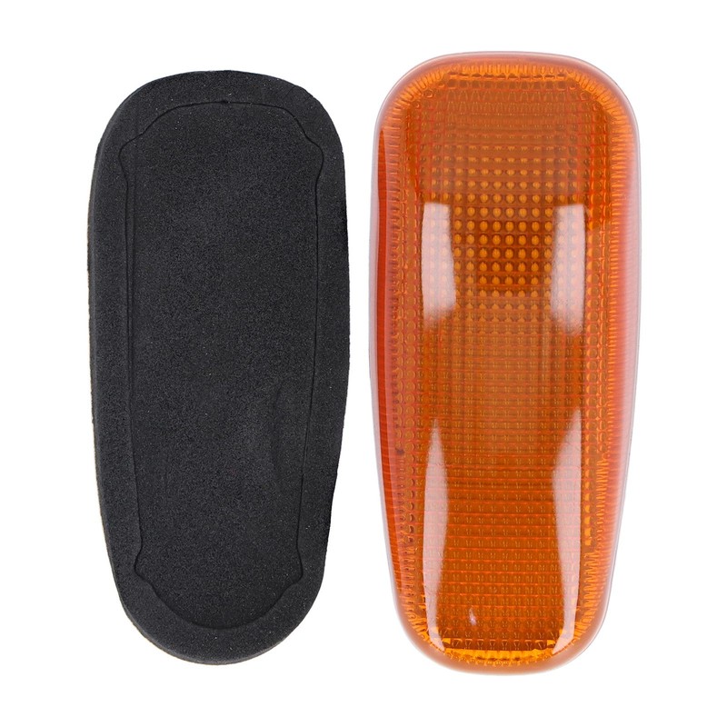 2PCS Side Turn Signal Light Lens with Gaskets Replacement for