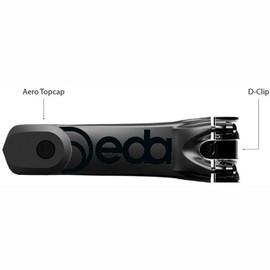 DEDA SUPERBOX POB 31.7/80 DCR Stem Angle: 82° Height: 1.3 inches (32 mm) (47 mm with topcover) Color: Polished on Black