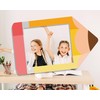 3 Pcs Back to School Photo Props Frame School Bus