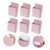 LALAFINA 6 Pcs Wall Phone Holder and Remote Controller Storage