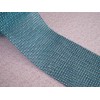 Turquoise Rhinestone Mesh, 4.5" Wide