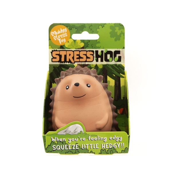 Boxer Gifts Stress Hog Toy - Unique Stress Balls for Adults & Teenagers | Squishy Fidget Toys for Anxiety - Cool Desk Accessories | Cute Hedgehog Gifts & White Elephant for Co-Workers