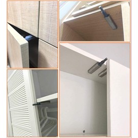 CTRICALVER 6pcs Push Close Drawer Opener Wardrobe Closure Closer Door Damper | Drawer Hinges Magnetic Catch | Drawer Hinges Heavy Catch for Home Furniture Cabinet