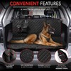 Bell+Howell Waterproof Dog Car Seat Cover for Back Seat or