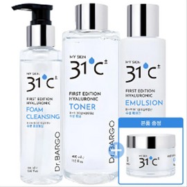 Dr. Vargo First Edition Hyaluronic Acid 4-piece set (toner + emulsion + foam cleansing + moisturizing cream) / 닥터바르고 퍼스트 에디션 히알루론산 4종 세트(토너+에멀전+폼클렌징+수분크림)