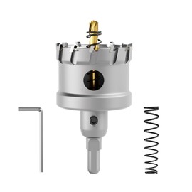 CSOOM Upgrade high-performance carbide hole saw, TCT hole cutter. Stainless steel and metal mesh are the ideal choice (50 mm)
