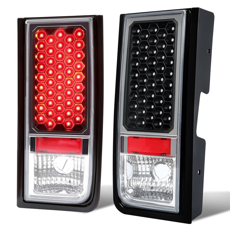 KUAFU LED Tail Light Compatible with 2003-2009 Hummer H2 Taillight