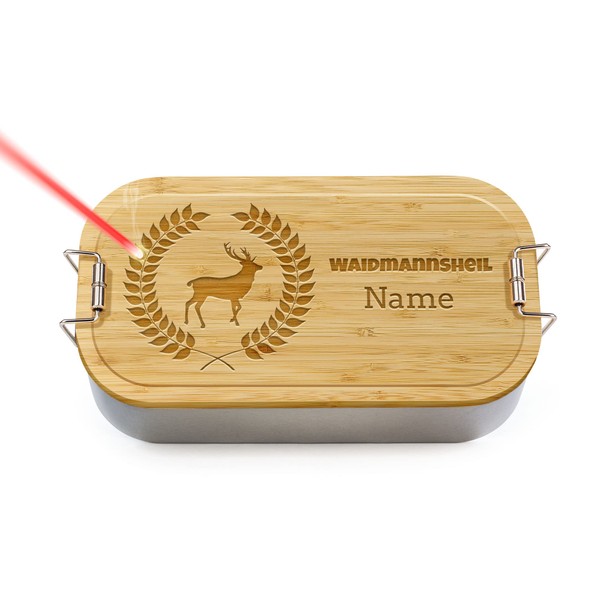 PR Print Royal Waidmannsheil Lunch Box with Engraving - Personalised