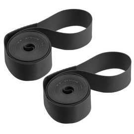 X AUTOHAUX 700C Bike Wheel Rim Strip Rim Tape Liner Tube Band PVC Black Pair