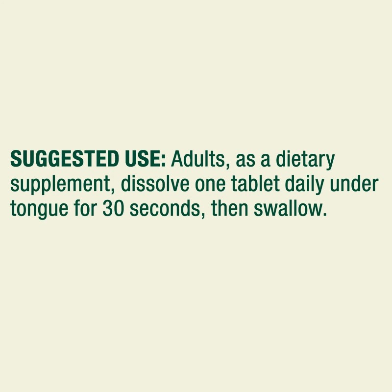 Spring Valley Vitamin B12 QuickDissolve Tablets Dietary Supplement 2500 Mcg