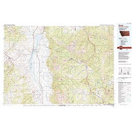 Montana Maps - 1989 Ennis, MT - USGS Historical Topographic Wall Art - 54in x 36in