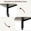 Amyove Printer Stand with Charging Station, Large Printer Table with