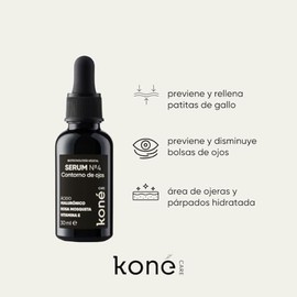 Serum Nº 4 Contorno de Ojos Koné Care, Acido Hialuronico y Rosa Mosqueta