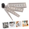CHILDWEET 4pcs Stainless Steel Gauge for Precise Measuring Automotive and