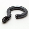 Wake Sangyo ML-698 Dowel Hook, Screw-In Type, Black, 0.2 inches
