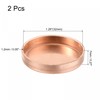 sourcing map Copper End Cap Pipe Fitting Sweat Plug Connection