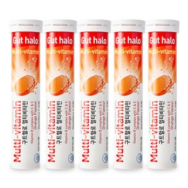 Guthalo Multivitamin Orange Flavored Effervescent Vitamin 5 Packets / 구트할로 멀티비타민 오렌지맛 발포 비타민 5통