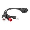 3 in 1 OBD Diagnostic Cable High Flexibility Plastic Plug