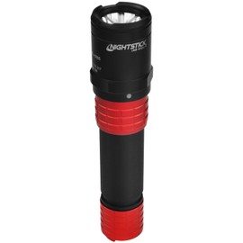 Nightstick USB-578XL-R Metal Dual-Light Rechargeable Flashlight w/Holster - Red