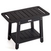 LaFroug Large Shower Stool for Inside Shower, Poly Lumber Shower
