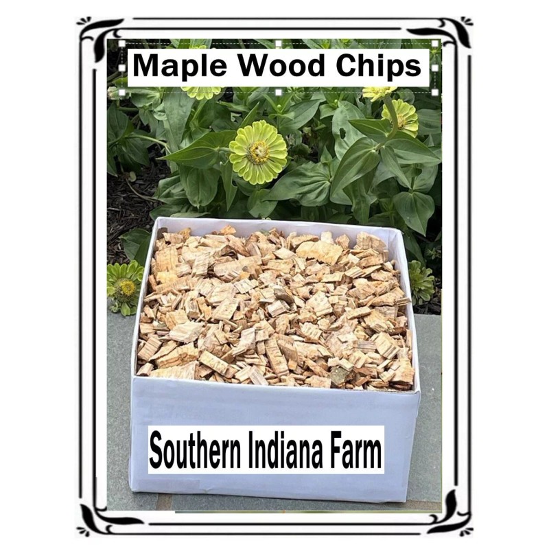 Southern Indiana Wood Chips (6 lbs) Sugar Maple Wood Chips